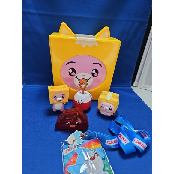 Bonkers Toys Other - LankyBox Toy Lot Figures Foxy Ruby Rocky Thicc Shark Baby Foxy Squishy